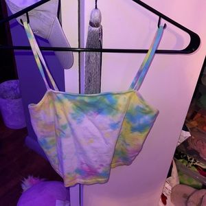 Tie dye crop top